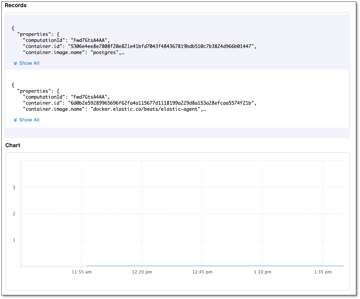 Query - disk usage